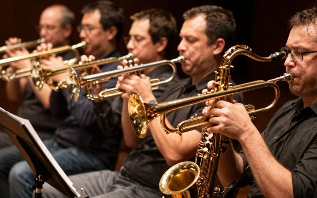 Die perfekte Jazzband-Besetzung für Blechbläser